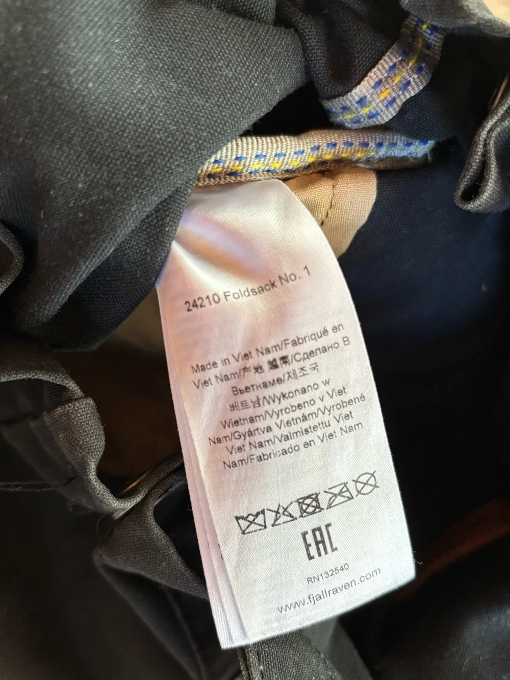 Fjallraven Foldsack No. 1